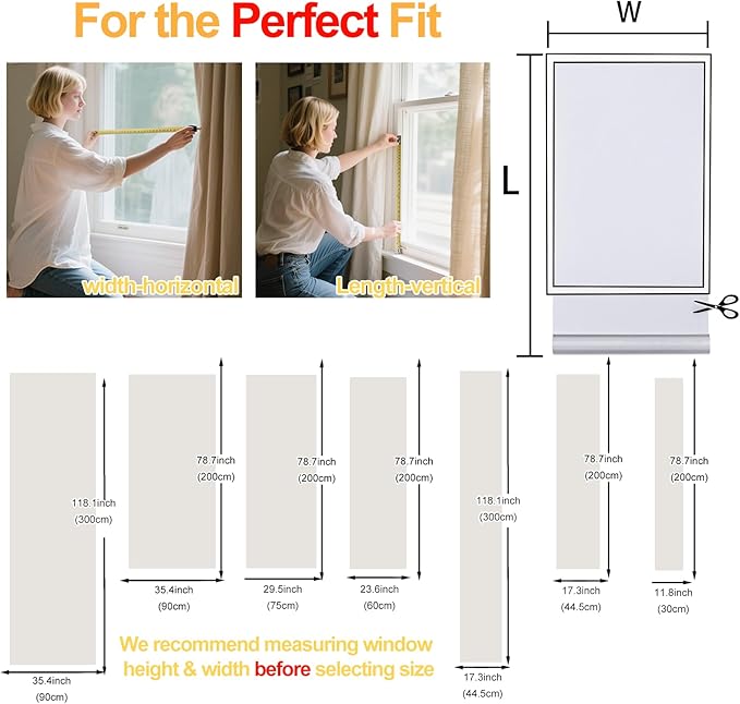 Window Privacy Film Decorative for Front Door, Bathroom Static Cling Stained Glass Sticker Opaque Heat Control UV Blocking Non-Adhesive for Home Windows,Cube