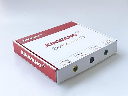 18 Gauge Electrical Wire,18 awg Wire-XINWANG 18 Gauge Stranded Tinned Copper Wire with PVC Insulation(OD:2.0 mm) 6 Colors,20ft Each, Hook Up Wire Kit