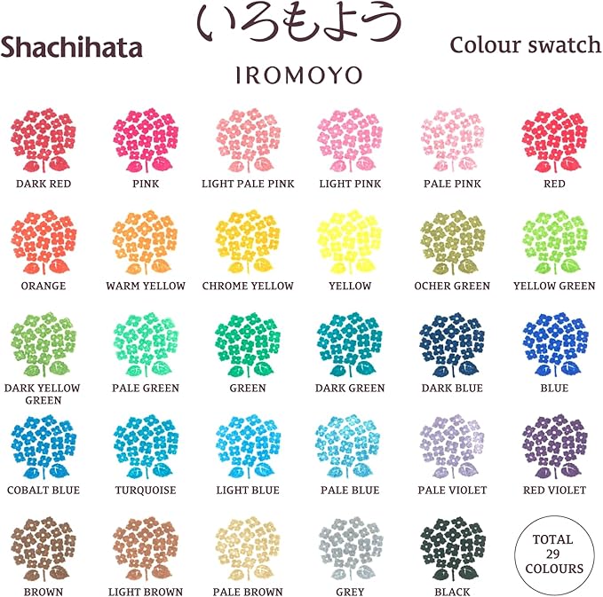 IROMOYO Stamp PAD, Traditional Japanese Ink Colour, Oil-Based Ink pad - Yellow