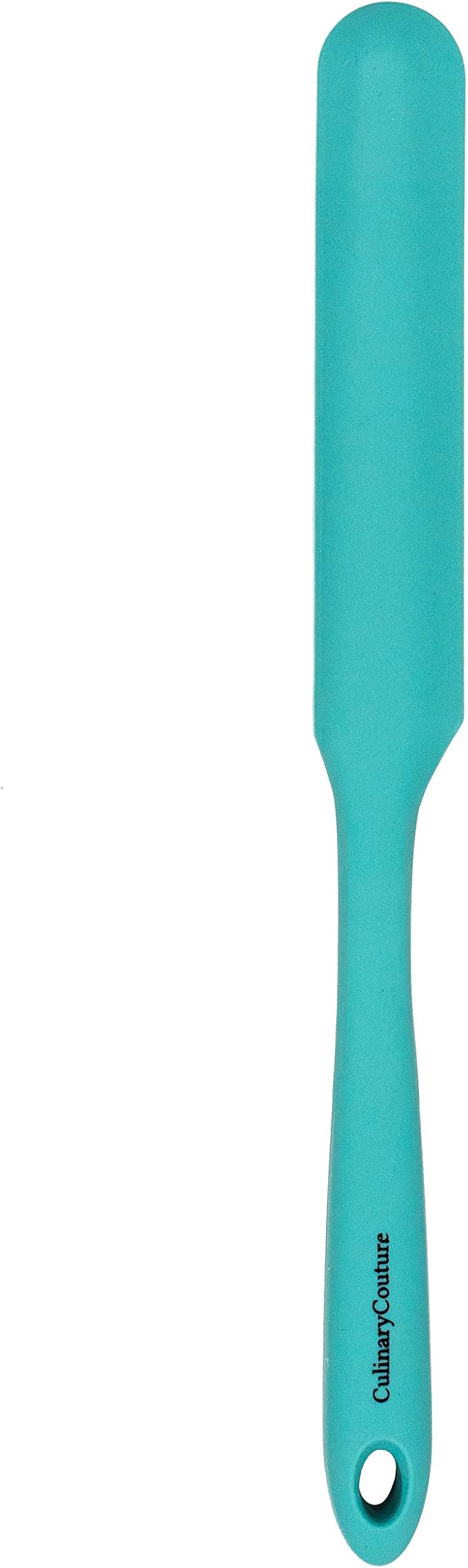 Culinary Couture 4-Piece Aqua Baking Spatula Set - Rubber Spatulas Silicone Heat Resistant, BPA-Free - Spatula Set for Nonstick Cookware - Silicone Baking Utensils