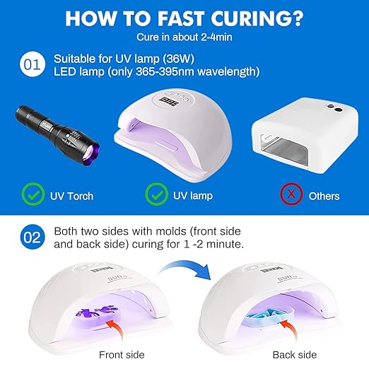 UV Resin Crystal Clear Hard Type - Upgraded 200g Ultraviolet Fast Curing UV Epoxy Resin for Jewelry Making Craft Decoration, Hard Transparent Glue Solar Cure Sunlight Activated Resin Casting, Coating…