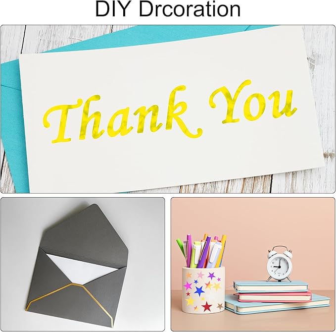 MECCANIXITY 50 Sheets Heat Reactive Foil, 20x29cm Silver Foil Transfer Sheets Toner Reactive Foil Transfer Foil Sheets Hot Foil Stamping Paper for Crafts DIY Cardmaking Album Decoration