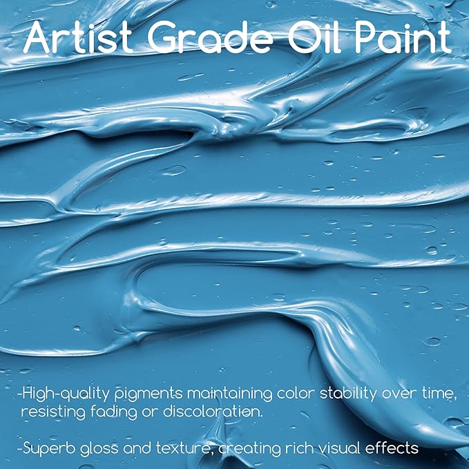 MEEDEN Artist Grade Oil Paint: Pale Lavender - 170ml/5.7oz Tube - Professional Art Paints for Canvas Painting