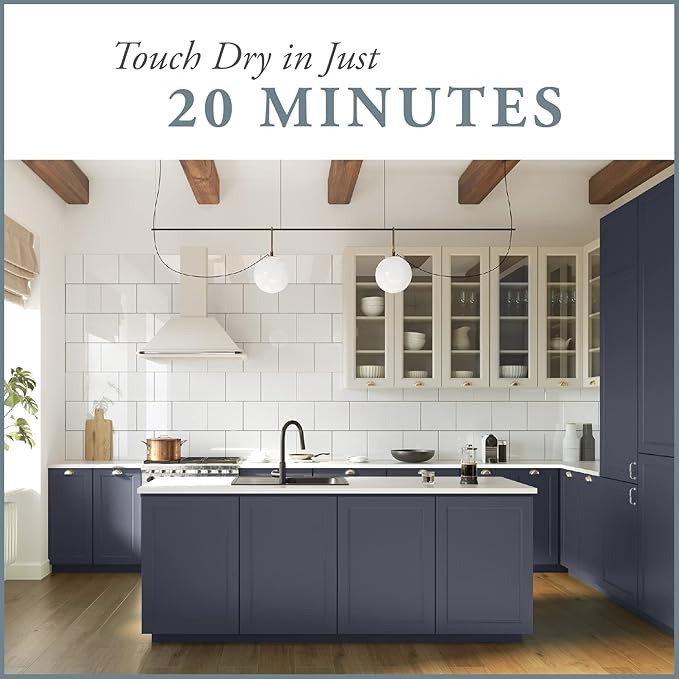 AMY HOWARD AT HOME Chalk-Based One Step Paint for Furniture, Cabinetry, Decor, Finish, and More | No Stripping, Sanding, or Priming | Dark Base | 32 Ounce | Good Man is Hard to Find