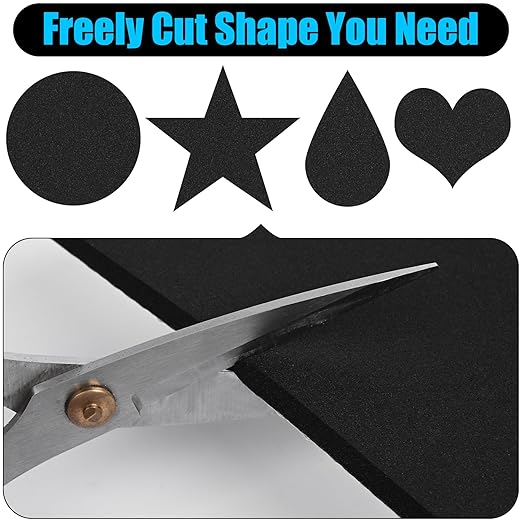 ToLanbbt 8 PCS Adhesive Foam Padding Sheets Closed Cell Neoprene Foam Sheet 1/4" Thick, 4" x 4" Self Stick Insulation Anti Vibration Pads Anti-Slip for Furniture, Cars, Speakers, DIY