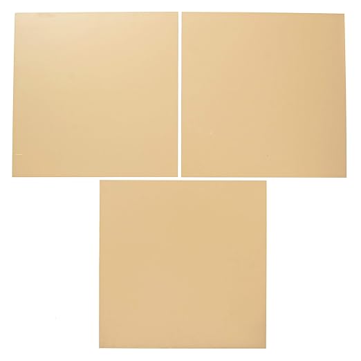 EAGLE 1: 12" x 12" 26 Gauge Sheet Metal Squares (3 Pack Per Order, Multiple Colors) Great for Arts, Crafts, DIY Home or Work Projects (12" X 12", Sahara Tan)