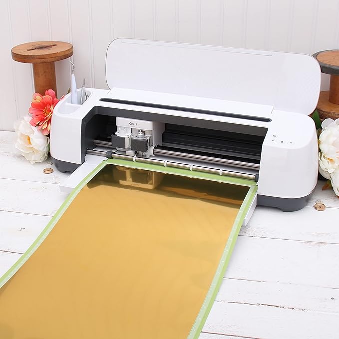 3 Yard x 20" Wide Roll Threadart Metallic White Heat Transfer Vinyl Film | Compatible with Venture Explore and Maker, Silhouette Cameo, & Large Format Cutters
