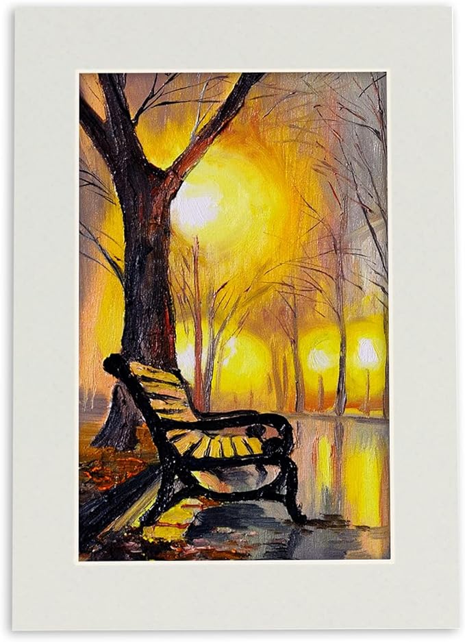 11x14 Mat for 8.5x11 Photo - Precut Grey Picture Matboard for Frames Measuring 11 x 14 Inches - Bevel Cut Matte to Display Art Measuring 8.5 x 11 Inches - Acid Free ONE MAT