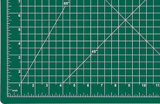 Dahle Vantage 10472 Premium Self-Healing Cutting Mat, 18"x24", 1/2" Grid, 5 Layers for Max Healing, Perfect for Crafts & Sewing, Green