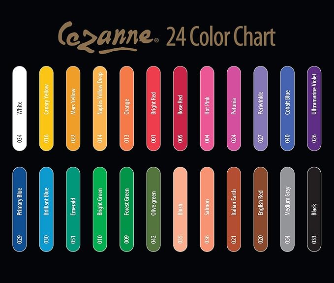 Creative Mark Cezanne Premium Colored Pencils Hot Pink 6 Pack - Highly-Pigmented Drawing Pencils - Coloring Pencils for Drawing, Blending, Coloring, and More
