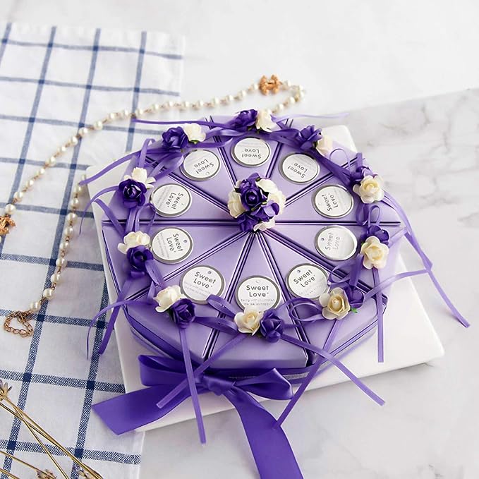 Humphrey's Craft 1/2 Inch Purple Double Faced Satin Ribbon - 50 Yards Variety of Color for Crafts Gift Wrapping DIY Bows Bouquet Decoration Sewing Christmas Tree Wedding and Invitation Card.