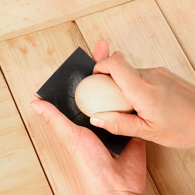 24 Pcs Sanding Sponge 80 Grit, Washable & Reusable Sanding Blocks for Wood, Metal, Drywall, Glazing, Wet Dry Sandpaper for Smooth Finishing