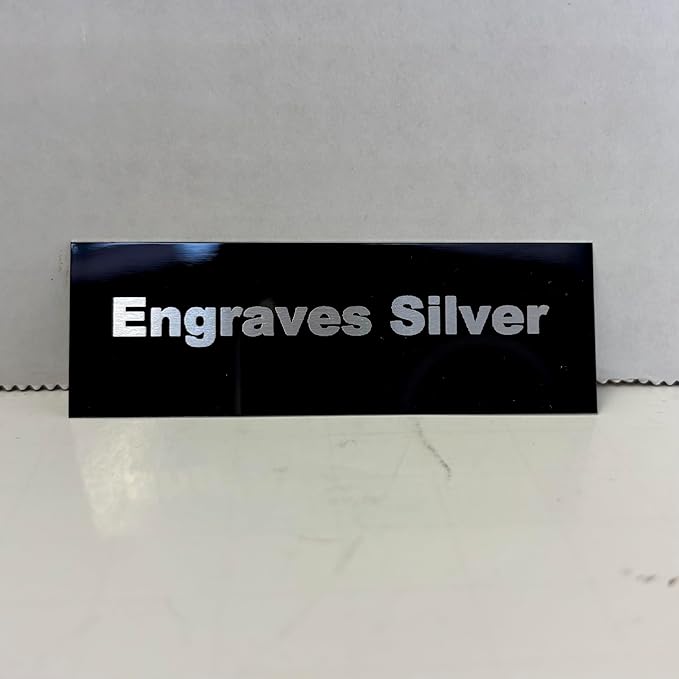 Blank Metal Plates for Laser Engraving - 4 Pack | Aluminum Sheets 0.020" Thick | CO2, Diode, Fiber Laser Compatible | Multiple Sizes & Colors (Black (engraves silver), 4.25x6.25 inch)