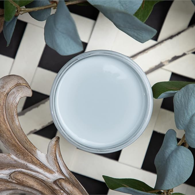 Dixie Belle Paint Company Chalk Finish Furniture Paint - Savannah Mist (16oz) - Matte Cloudy Blue Chic Chalk Mineral DIY Furniture Paint