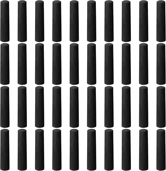 40 Pcs Sidewalk Chalks for Kids Non Toxic Jumbo Chalk for Party Gift Outdoor Art Classroom Play Painting (Black)