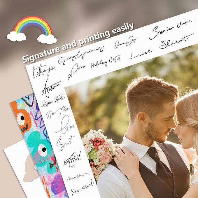 Egofine 14 Pack Mat Board, 5x7 Backing Board, Acid Free White Uncut Mat Board for Photos, Pictures, Frames, Artworks and Paints