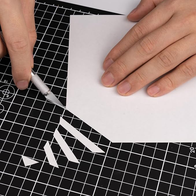 DIYSELF Cutting Mat 9in12in, Self Healing A4 for Crafts, Sewing, Fabric, Double Sided, Desktop, Rotating for Quilting