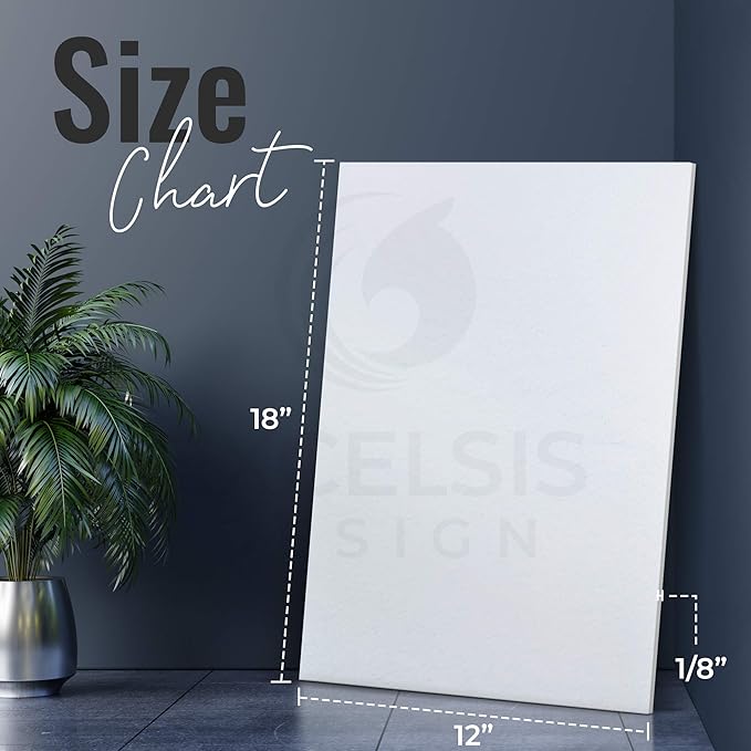 White Foam Board 12 x 18 x 1/8" (3mm) Inch, 15 Pack Acid-Free Foam Core Poster Board Sheets for Art, Crafts, Presentation, Vision Board, Signboard, and Party Decorations