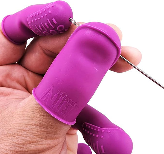 Comfortable Flexible Thimble | THIK-Grip Series | Small (1) - Medium (1) - Large (1) |