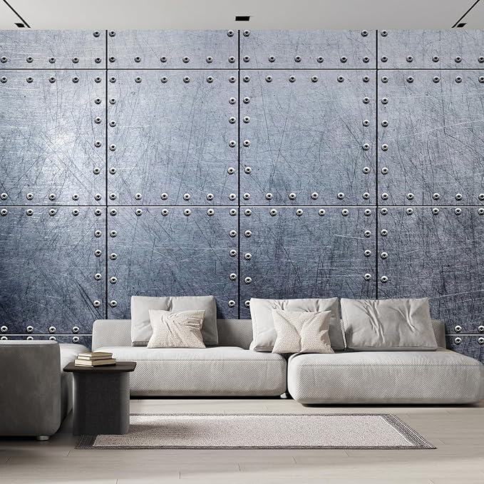 wall26 Metal Wallpaper Background Canvas Art Wall Decor - 108x120 inches