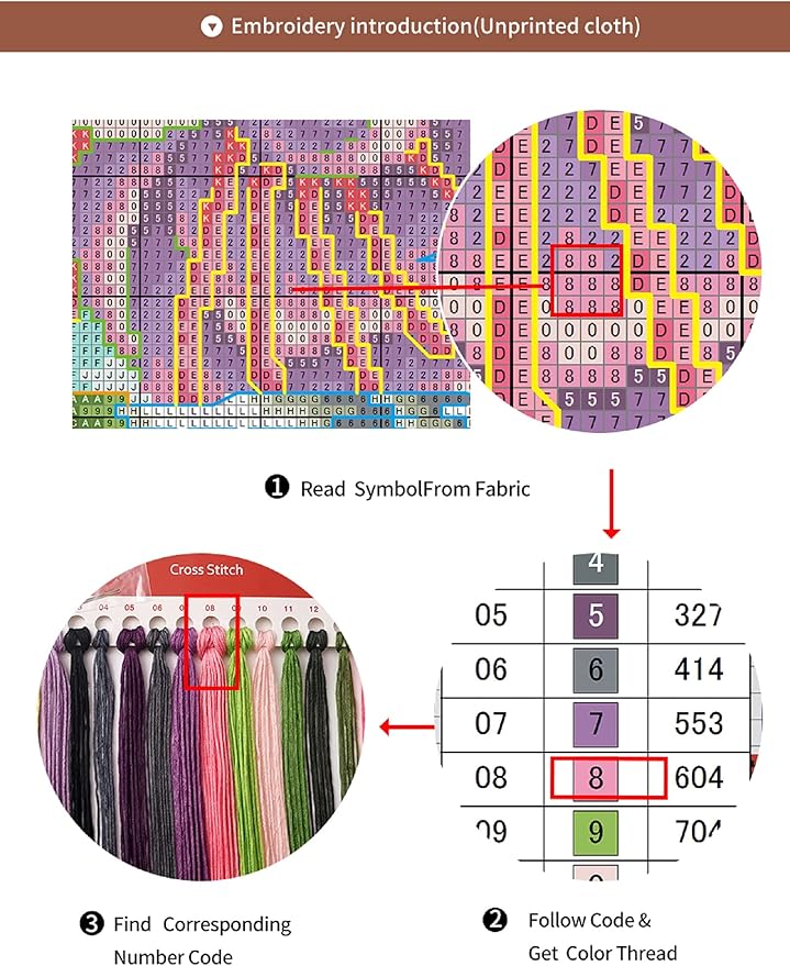 Joyhoor Cross Stitch Kits for Beginners Stamped Cross-Stitch Supplies Needlework preprint Embroidery Kits for Adults DIY Needlepoint Kits Embroidery Patterns 11CT-Sunrise Couple Steed 18x18 inchs