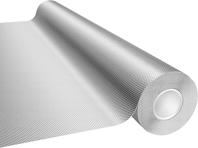 Mylar Film Roll 4FT x 120FT,6 Mil Silver Diamond Film Foil Roll,Heavy-Duty Reflective Film for Grow Room,greenhouses,Grow Tent Systems
