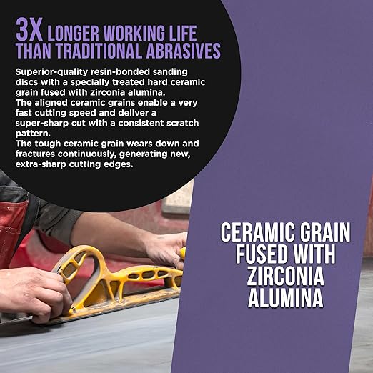 Dura-Gold Premium 1000 Grit PSA Purple Film Ceramic Longboard Sandpaper, 2-3/4" Wide Continuous 20 Yard Roll - Self Adhesive Stickyback for Auto & Wood Air File Long Board Sanders, Hand Sanding Blocks