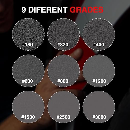 30-Pcs 3x4 Inch 180 Grit Sanding Sponge Set, Sanding Block, Ultra-Fine Wet/Dry Sandpaper for Wood, Metal, Drywall, Furniture Polishing