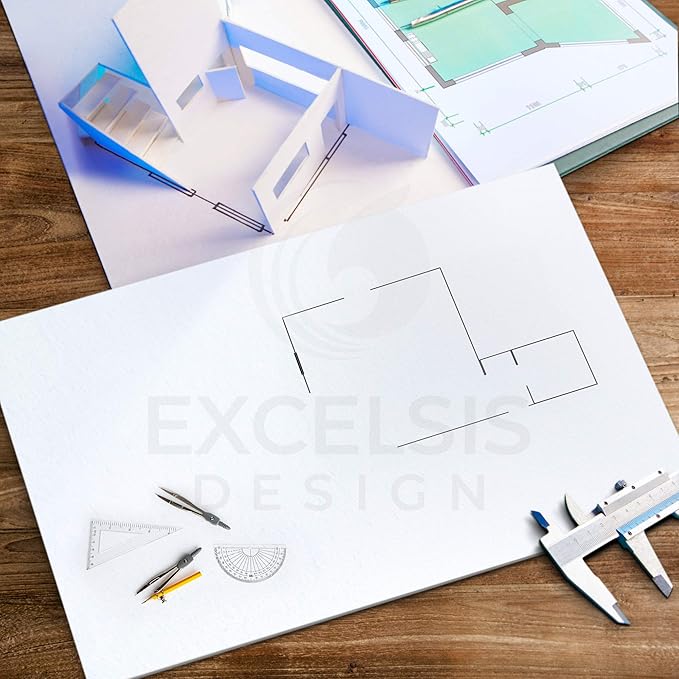 White Foam Board 22 x 28 x 1/8" (3mm) Inch, 15 Pack Acid-Free Foam Core Poster Board Sheets for Art, Crafts, Presentation, Vision Board, Signboard, and Party Decorations