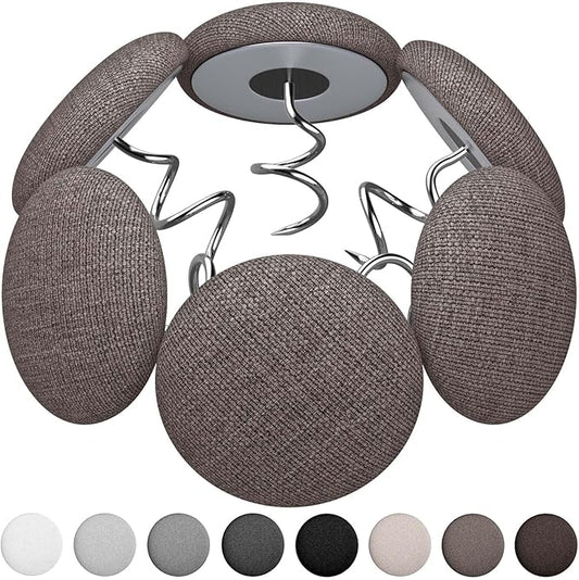 12 Colors Fabric Covered Button Twist Pins Dust Ruffle Pins- for Sofa，Upholstery，Armchair Caddies, Armrest Covers,Bed Skirts, Slipcovers, Headliners (Brown, 24)