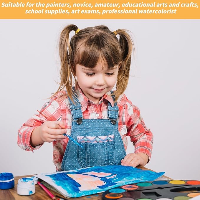 150 Sheets 100% Cotton Watercolor Paper Bulk -140LB/300GSM Art Paper-9 x 12 inch Painting & Craft Paper, Finger Paints, Watercolor, Tempera, Drawing, Art Room & Home School Crafts