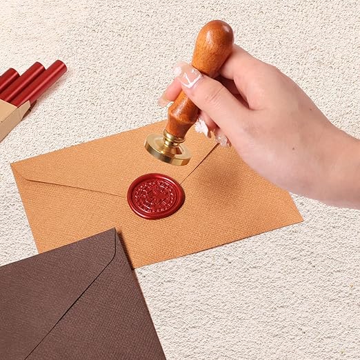 Glue Gun Sealing Wax Sticks for Wax Seal Stamp - Metallic Dark Green, Great for Wedding Invitations, Cards Envelopes, Snail Mails, Wine Packages, Christmas Gift Ideas, Pack of 10