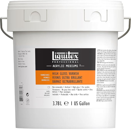 Liquitex Professional High Gloss Varnish, 3.78L (gallon/128-oz)