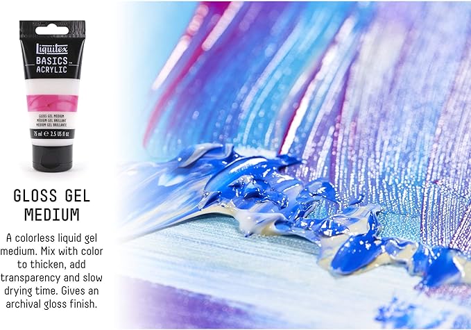 Liquitex BASICS Acrylic Medium Starter Set, 2.5-oz (Pack of 5)
