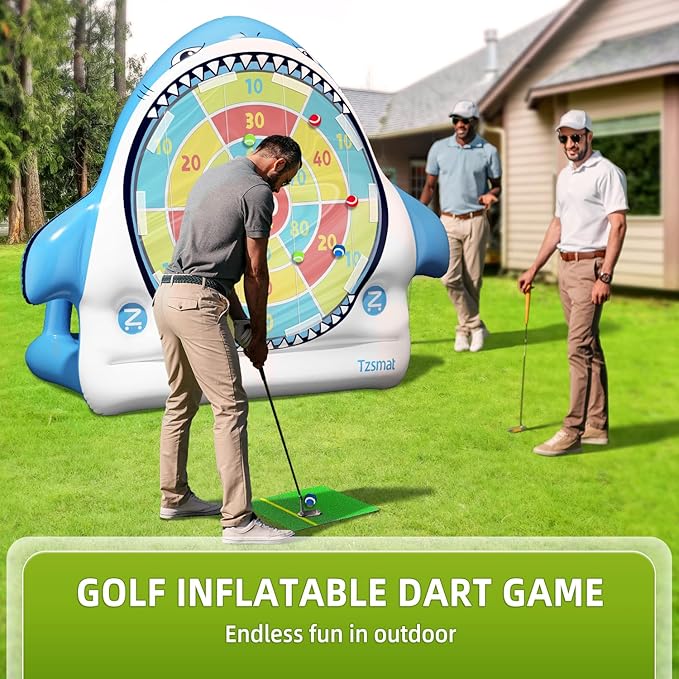 Inflatable Golf Game Set, Outdoor & Beach Golf, Party Darts and Indoor Darts for Backyard, Camping & Outdoor Parties – Ultimate Sports & Recreation Gear for Family