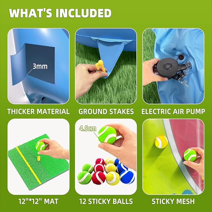Inflatable Golf Game Set, Outdoor & Beach Golf, Party Darts and Indoor Darts for Backyard, Camping & Outdoor Parties – Ultimate Sports & Recreation Gear for Family