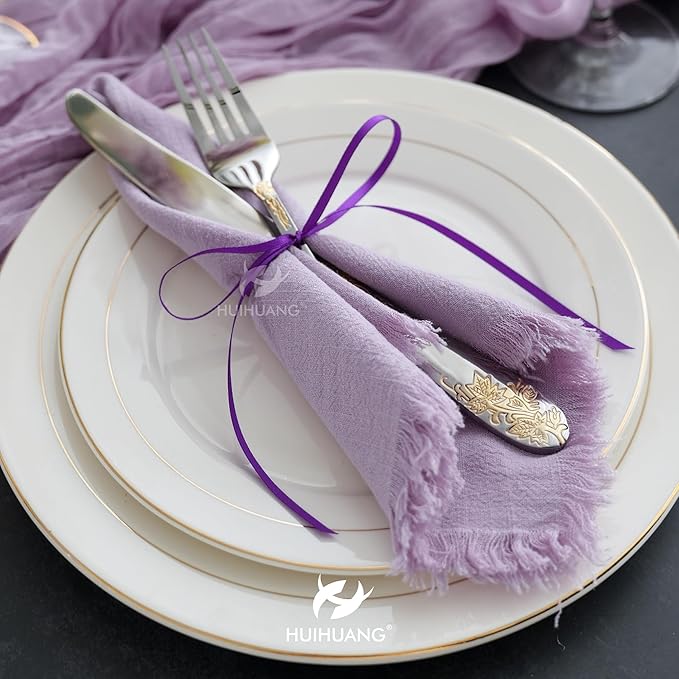 HUIHUANG Purple Ribbon 1/8 inches Solid Color Satin Ribbon100 Yards Double Faced Thin Ribbon Roll for Crafts Gift Wrapping DIY Bows Bouquet Decoration