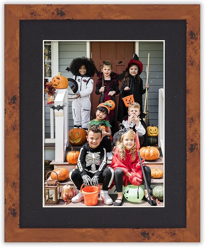 6x8 Mat for 8x10 Frame - Precut Mat Board Acid-Free Black 6x8 Photo Matte Made to Fit a 8x10 Picture Frame, Premium Matboard for Family Photos, Show Kits, Art, Picture Framing, Pack of 1 Mat