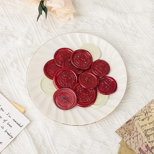 Glue Gun Sealing Wax Sticks for Wax Seal Stamp - Metallic Dark Green, Great for Wedding Invitations, Cards Envelopes, Snail Mails, Wine Packages, Christmas Gift Ideas, Pack of 10