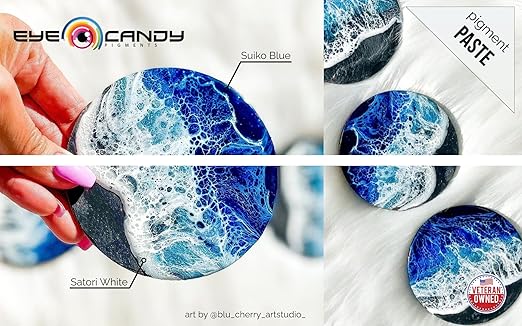 Eye Candy Beige Resin Pigment Paste Beige (2 oz/RAL 1001) | Epoxy Resin Art Paste | Highly Pigmented | Resin Art | Woodworking