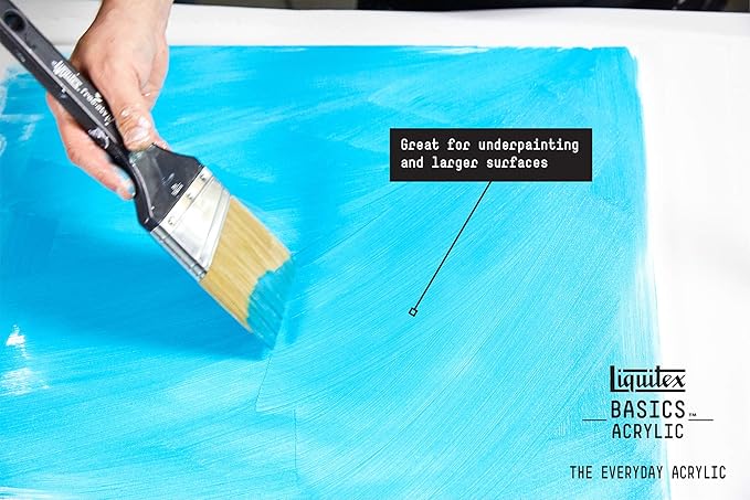 Liquitex BASICS Acrylic Paint, 400ml (13.5-oz) Bottle, Silver