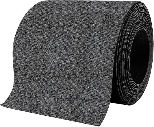 Denim Patches for Inside Jeans - Iron On Patches for Jeans - Jeans Patch for Repairing Pant Holes and Covering Imperfections, Large Size, 4 in. x 60 in.Black