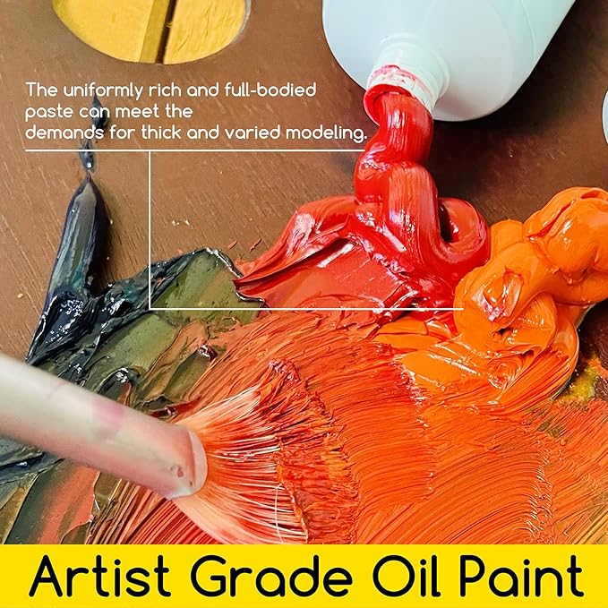 MEEDEN Artist Grade Oil Paint: Raw Umber - 170ml/5.7oz Tube - Professional Art Paints for Canvas Painting