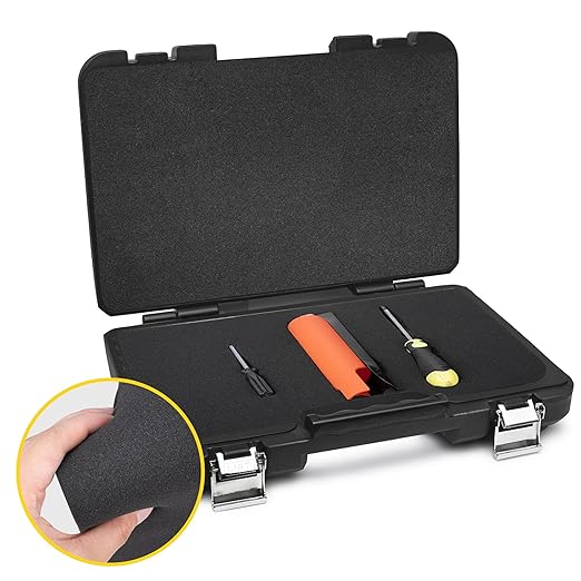 DECOHS 8 Pcs Polyurethane Foam Sheet- 16 x 12 x 1 Inch Cuttable Foam Inserts for Cases- Packing Foam Pads for Toolbox Camera Storage and Crafts