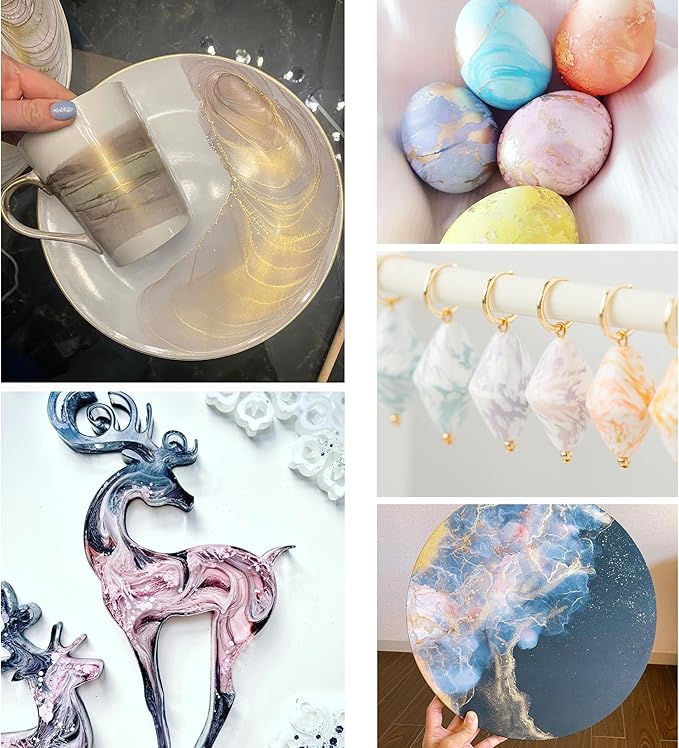 Alcohol Ink Set - 34 Color Variations - Set #23-4 Alcohol Inks x 0.51 fl oz (15 ml)