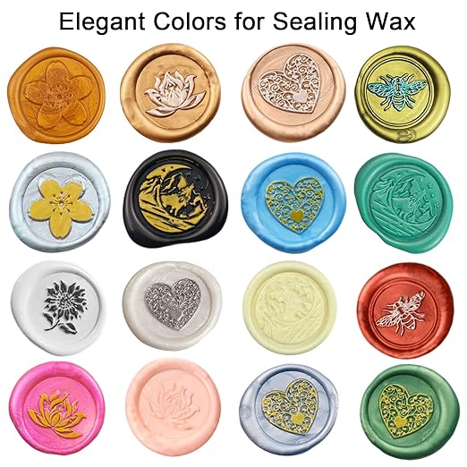 Wax Seal Stick, Ioggtser 26 PCS Mini Glue Gun Wax Seal Stick for Wax Seal Stamp, Sealing Wax Sticks for Wedding Invitations, Cards, Envelopes (White)