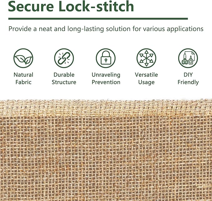 40“ x 80/160 Feet Burlap Roll Multipurpose Burlap Tree Wrap High Density Jute Fiber, Burlap Fabric for Gardening, Weed Barrier, Craft Projects and Party Decor (40in * 80ft)