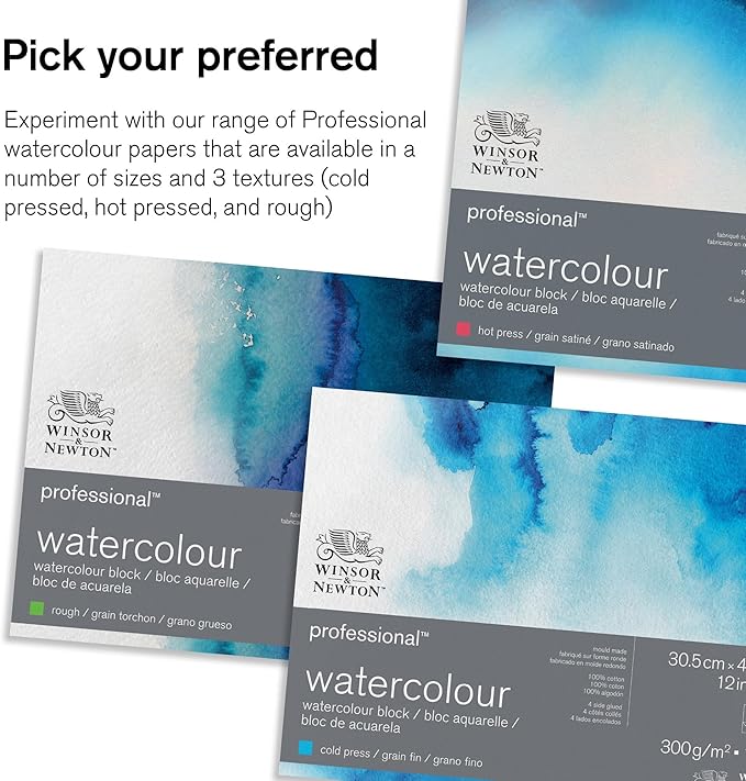 Winsor & Newton Professional Water Colour Paint, 0.17-oz Tube, Cerulean Blue