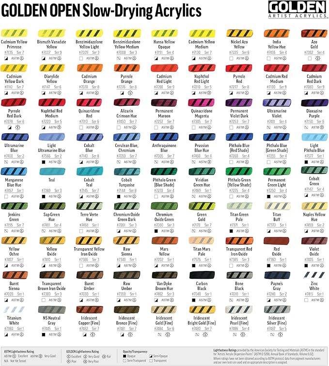 OPEN Slow-Drying Acrylics by GOLDEN, Dioxazine Purple, 5 fl oz. tube, Professional Acrylic Paint, Semi-Transparent