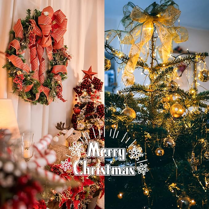 Anivia Deco Mesh Ribbon, 10inch x 30 Feet Each Roll Metallic Foil Mesh Ribbon for Wreaths Swags, Holloween, and Christmas Tree Decoration (Purple/Purple Foil)